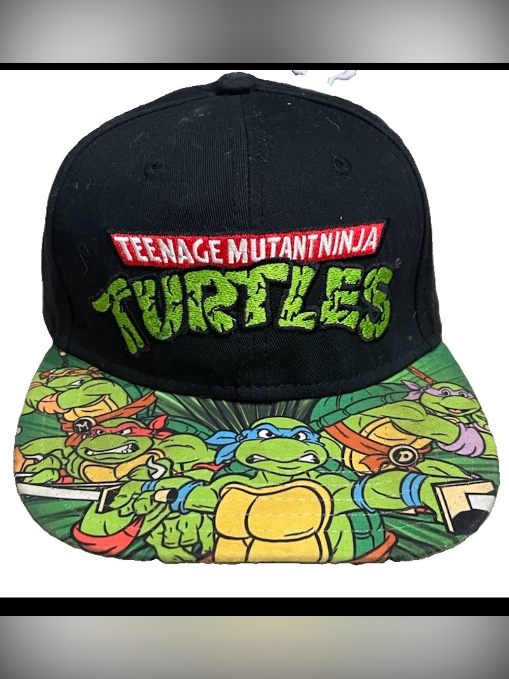 Teenage Mutant Ninja Turtles Cowabunga Snapback Cap Hat Nickelodeon 2016 OSFM